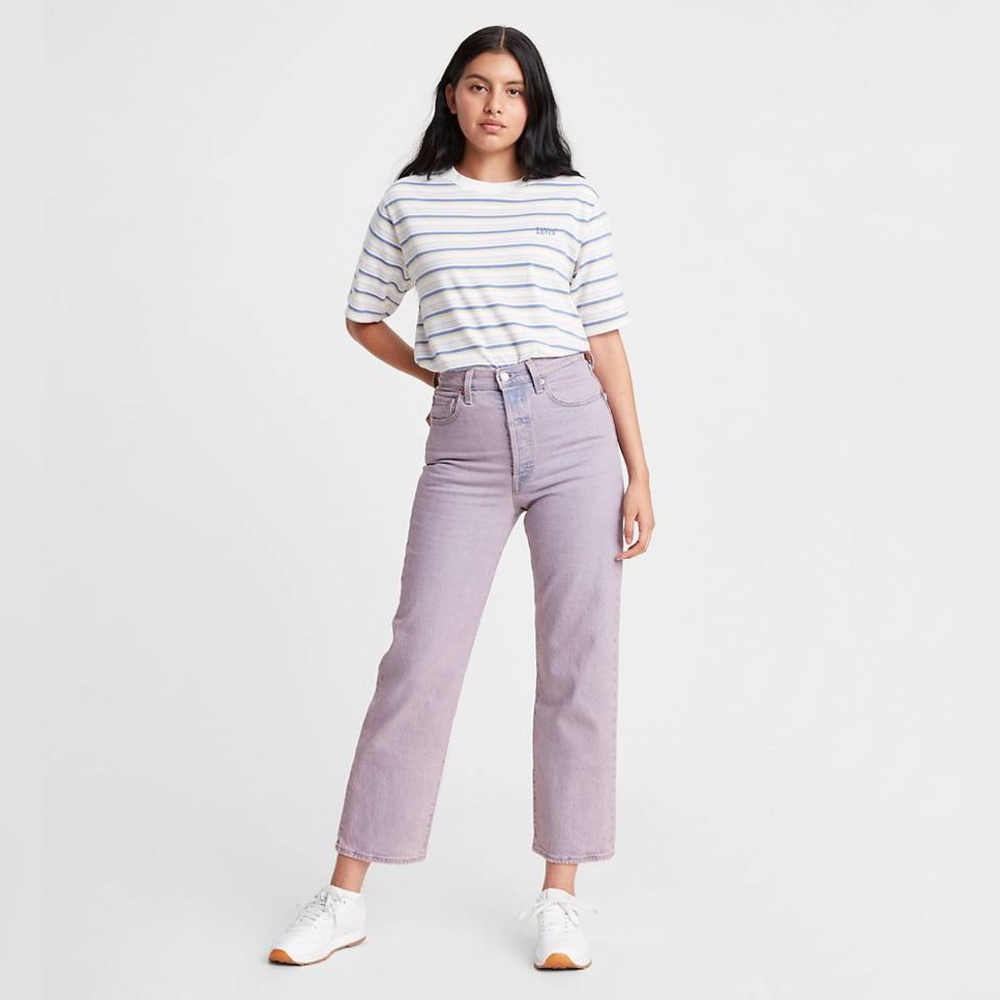 Purple Levi’s Ribcage Jeans